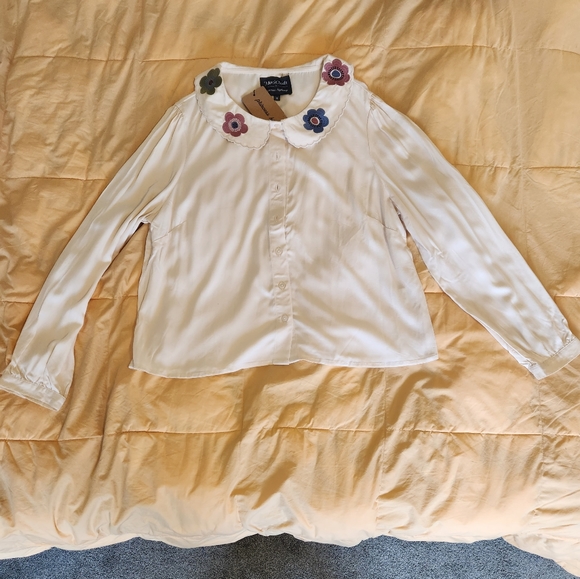 NWT Modcloth x Princess Highway Collared Blouse - Picture 2 of 6